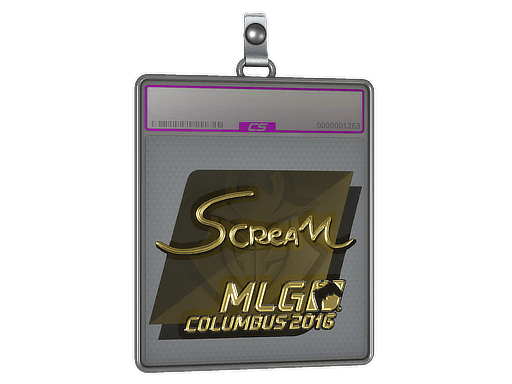 Sticker | ScreaM (Gold) | MLG Columbus 2016