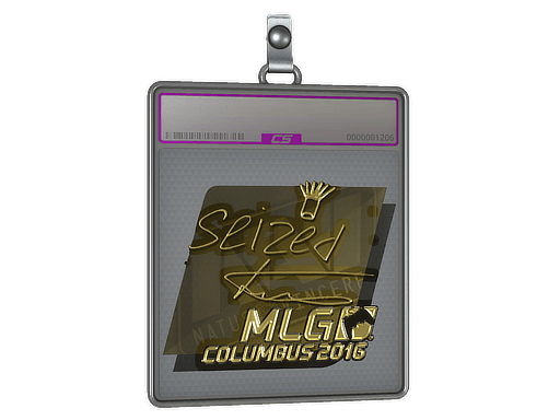 Sticker | seized (Gold) | MLG Columbus 2016