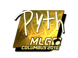Sticker | pyth (Gold) | MLG Columbus 2016
