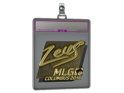 Sticker | Zeus (Gold) | MLG Columbus 2016
