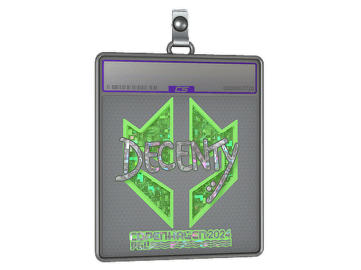 Sticker | decenty (Glitter) | Copenhagen 2024