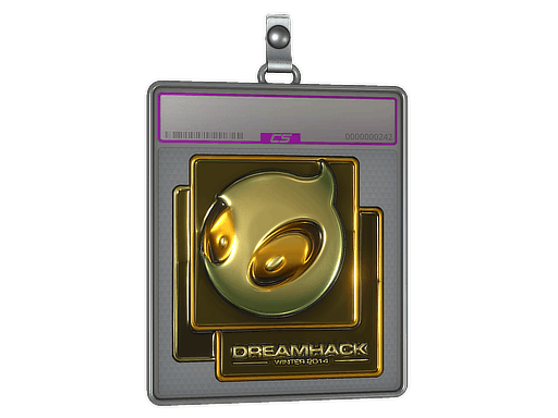 Sticker | Team Dignitas (Gold) | DreamHack 2014
