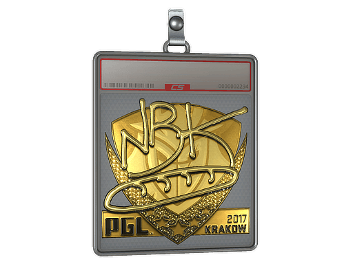 Sticker | NBK- (Gold) | Krakow 2017