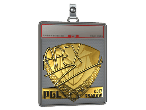 Sticker | apEX (Gold) | Krakow 2017