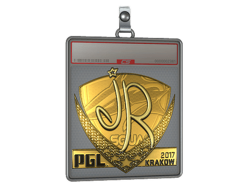 Sticker | jR (Gold) | Krakow 2017
