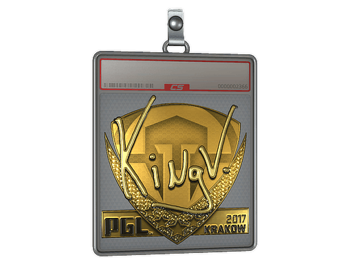 Sticker | kNgV- (Gold) | Krakow 2017