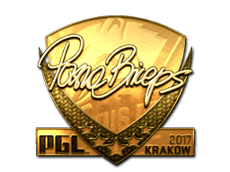 Sticker | pashaBiceps (Gold) | Krakow 2017