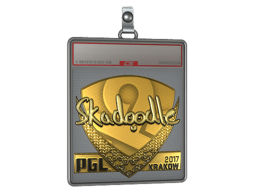 Sticker | Skadoodle (Gold) | Krakow 2017