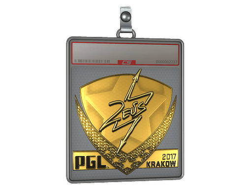 Sticker | Zeus (Gold) | Krakow 2017