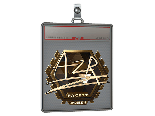 Sticker | AZR (Gold) | London 2018