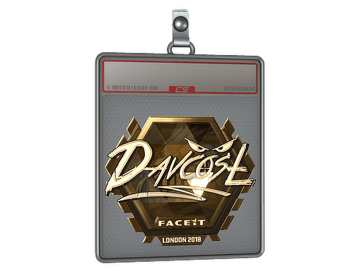 Sticker | DavCost (Gold) | London 2018