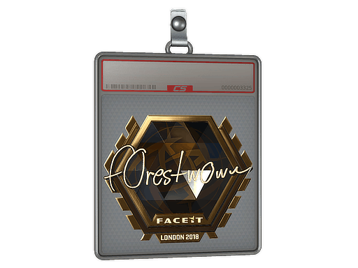 Sticker | f0rest (Gold) | London 2018