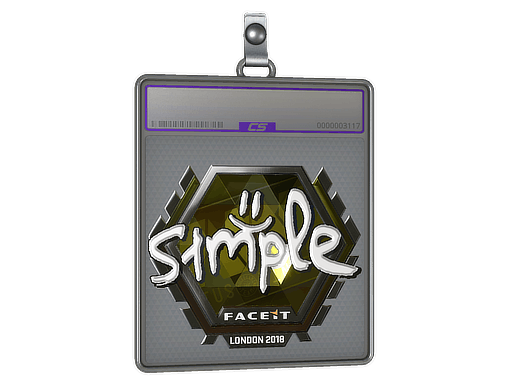 Sticker | s1mple (Foil) | London 2018
