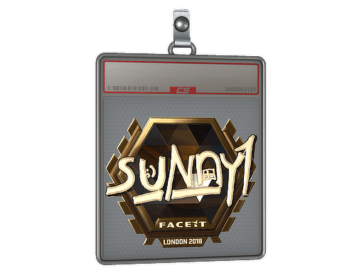 Sticker | suNny (Gold) | London 2018