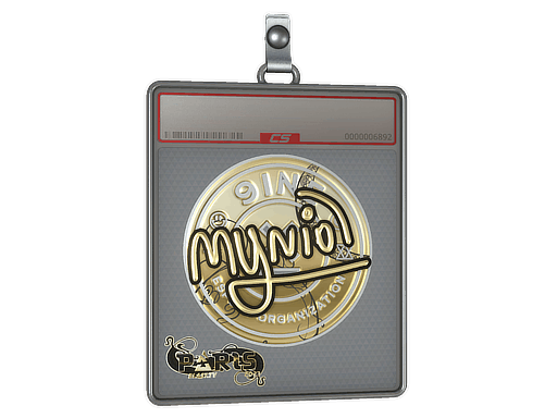 Sticker | mynio (Gold) | Paris 2023