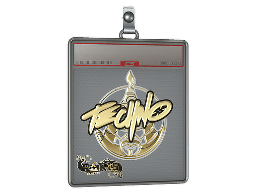 Sticker | Techno4K (Gold) | Paris 2023