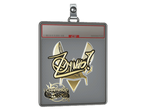 Sticker | ZywOo (Gold, Champion) | Paris 2023