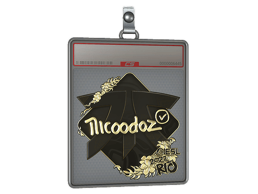 Sticker | nicoodoz (Gold) | Rio 2022