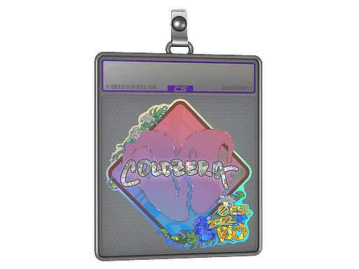 Sticker | coldzera (Glitter) | Rio 2022