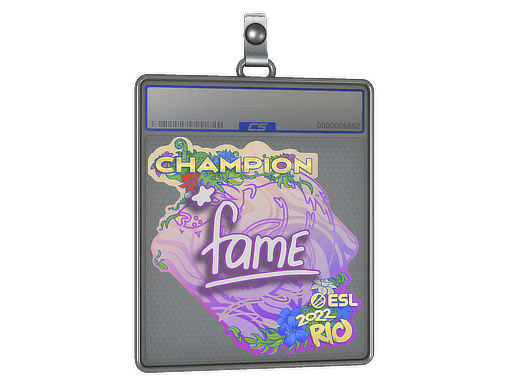 Sticker | fame (Champion) | Rio 2022