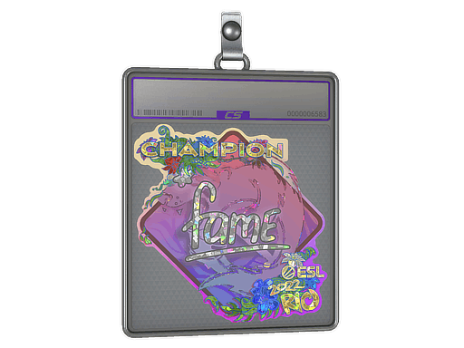 Sticker | fame (Glitter, Champion) | Rio 2022