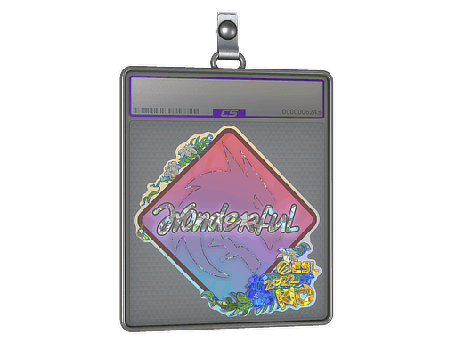 Sticker | w0nderful (Glitter) | Rio 2022