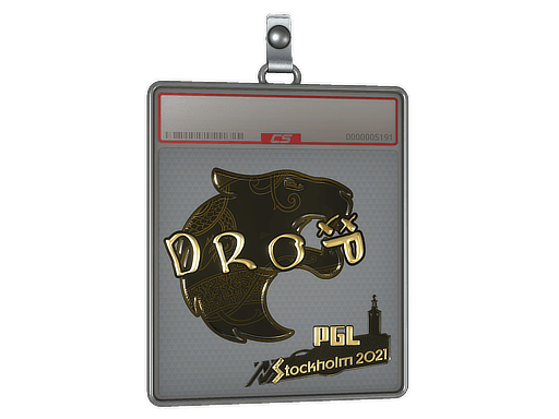 Sticker | drop (Gold) | Stockholm 2021