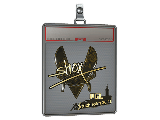 Sticker | shox (Gold) | Stockholm 2021