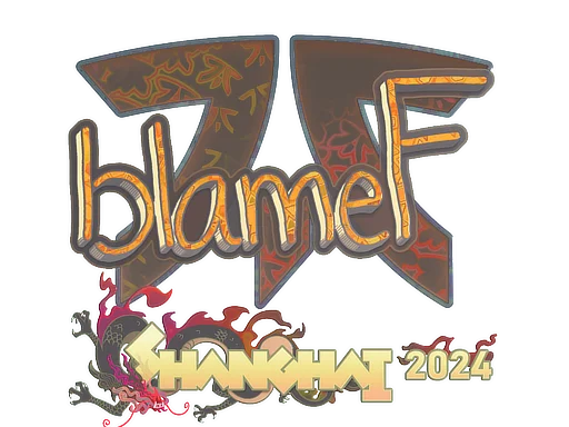 Sticker | blameF (Holo) | Shanghai 2024