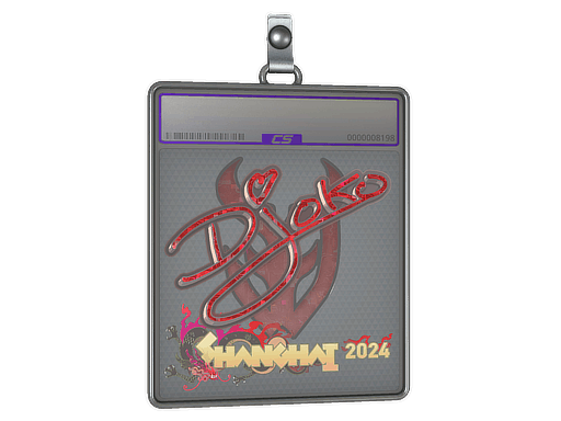 Sticker | Djoko (Glitter) | Shanghai 2024