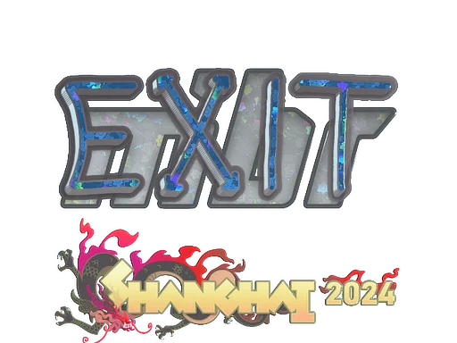 Sticker | exit (Glitter) | Shanghai 2024