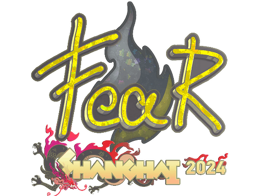 Sticker | fEAR (Glitter) | Shanghai 2024
