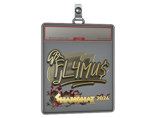 Sticker | FL4MUS (Gold) | Shanghai 2024