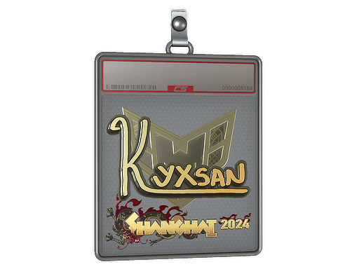 Sticker | kyxsan (Gold) | Shanghai 2024