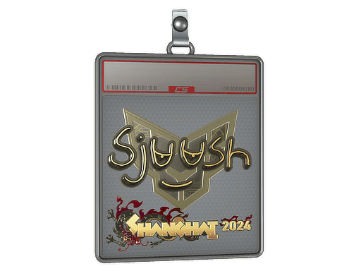 Sticker | sjuush (Gold) | Shanghai 2024