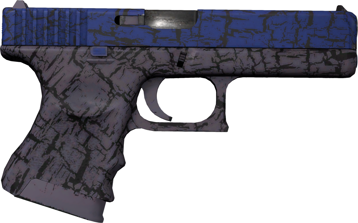 Glock-18 Blue fissure. Глок 18 синяя трещина. Синий Глок в КС го. Синяя трещина Glock.