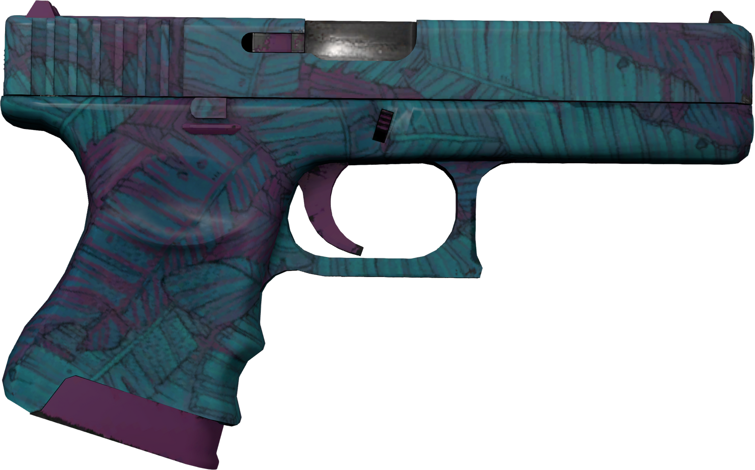Glock18 Synth Leaf CSGOSKINS.GG