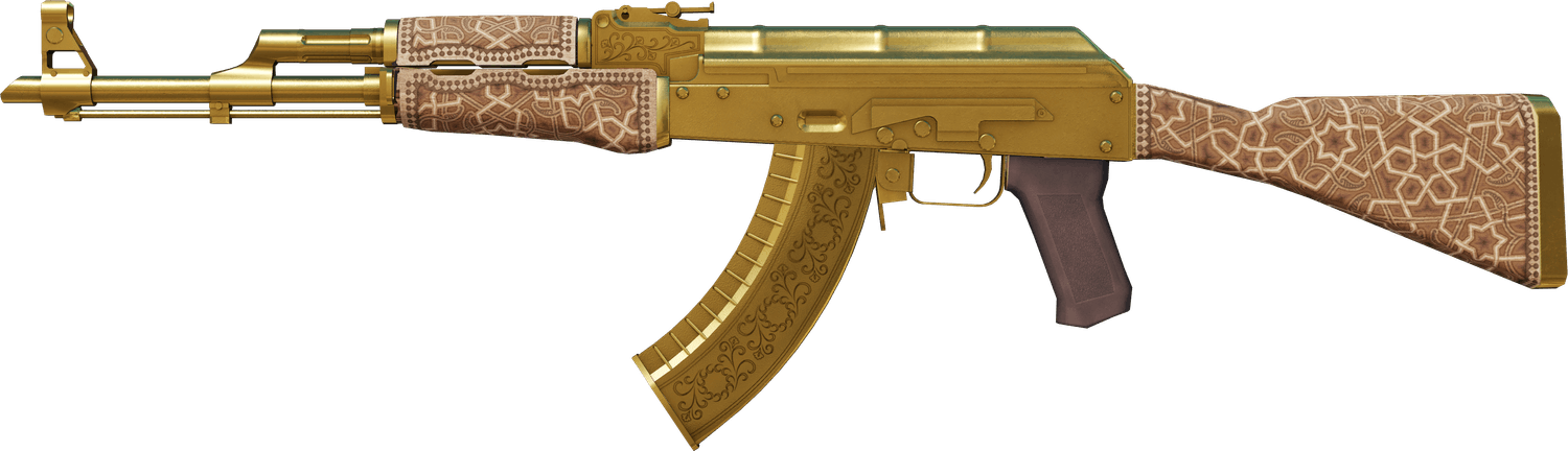 Souvenir AK-47 | Gold Arabesque (Factory New)