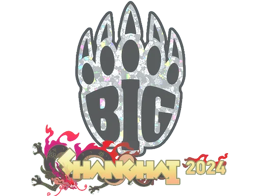 Sticker | BIG (Glitter) | Shanghai 2024