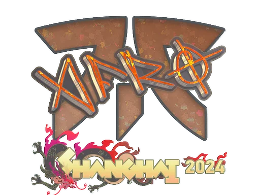 Sticker | afro (Glitter) | Shanghai 2024