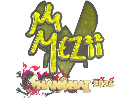 Sticker | mezii (Glitter) | Shanghai 2024