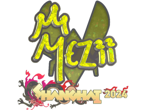 Sticker | mezii (Glitter) | Shanghai 2024