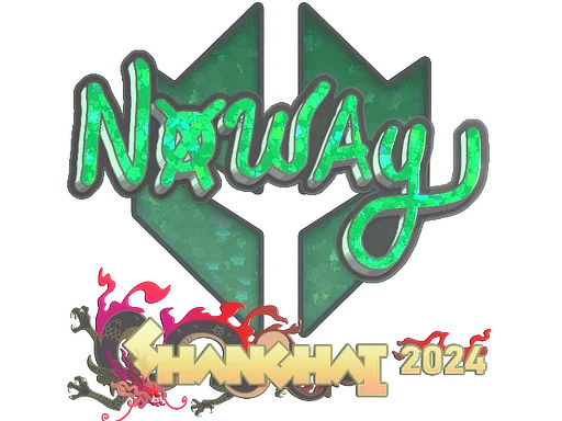 Sticker | noway (Glitter) | Shanghai 2024