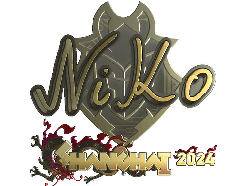 Sticker | NiKo (Gold) | Shanghai 2024