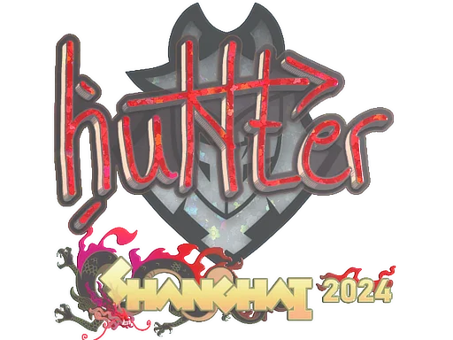 Sticker | huNter- (Glitter) | Shanghai 2024