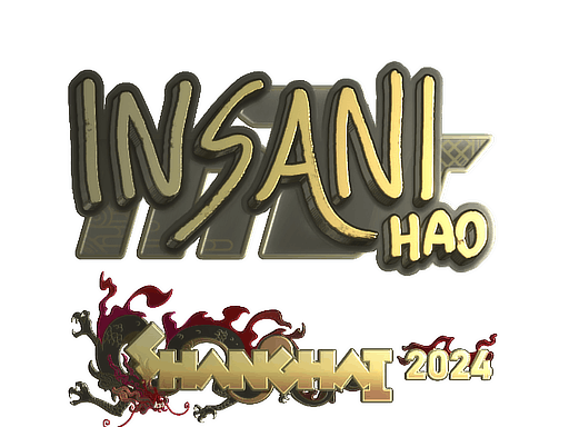 Sticker | insani (Gold) | Shanghai 2024