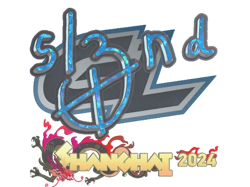 Sticker | sl3nd (Glitter) | Shanghai 2024