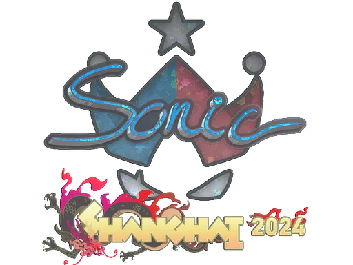 Sticker | Sonic (Glitter) | Shanghai 2024
