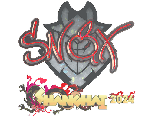 Sticker | Snax (Glitter) | Shanghai 2024