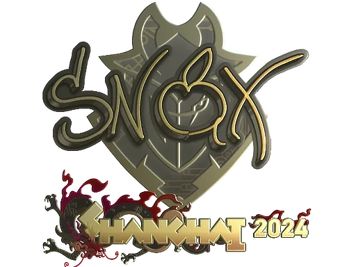 Sticker | Snax (Gold) | Shanghai 2024